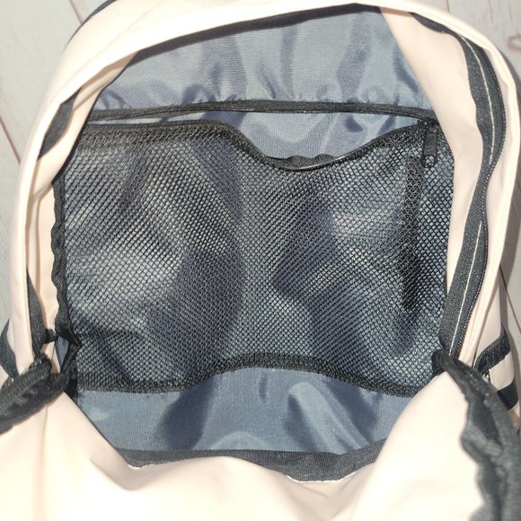 NWT TECH FRIENDLY Adidas Originals Base Laptop Backpack - Pink Tint/Black - Picture 12 of 13